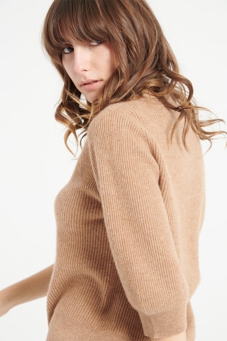 Cardigan ample en cachemire Mia 13 - Camel