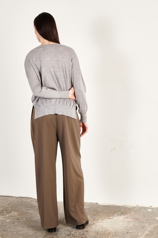 Pull oversize en laine et cachemire Kelly 10 - Gris