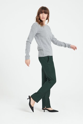 Pull ajusté en cachemire Lilly 18 - Gris