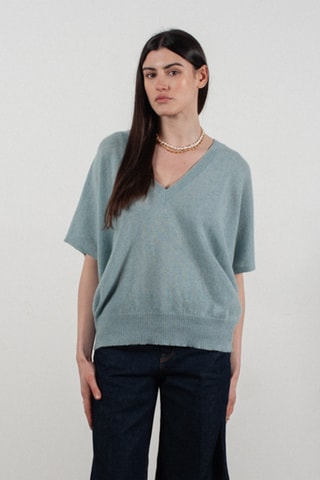 Pull oversize en cachemire Ria 25 - Vert