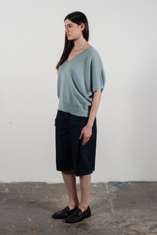 Pull oversize en cachemire Ria 25 - Vert