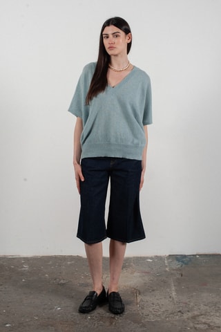 Pull oversize en cachemire Ria 25 - Vert