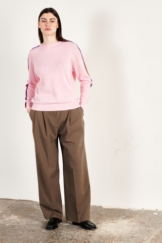 Pull oversize en cachemire Zaya 19 - Rose