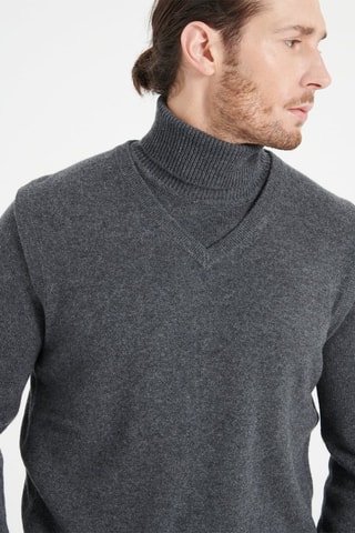 Gilet ample en cachemire sans manches Luke 9 - Gris