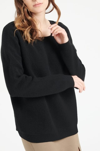 Pull ample en cachemire Lilly 25 - Noir