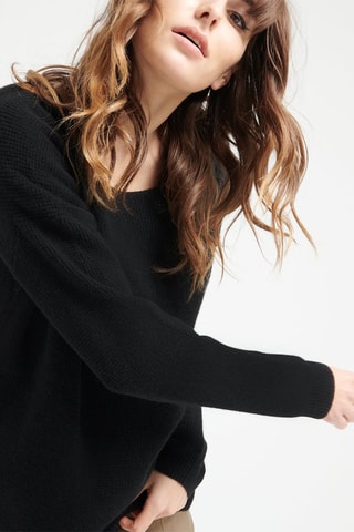 Pull ample en cachemire Lilly 25 - Noir