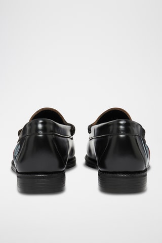 Leren Mocassins Penny - Zwart