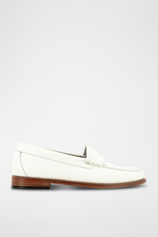 Leren Mocassins Penny - Wit