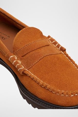 Nubuck Mocassins Larson - Bruin