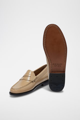 Leren Mocassins Penny - Lichtbruin