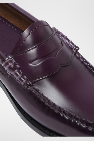 Leren Mocassins Penny - Lichtgrijs