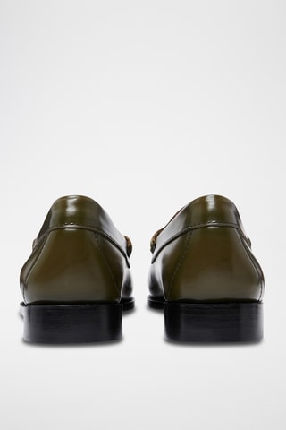 Leren Mocassins Penny - Groen