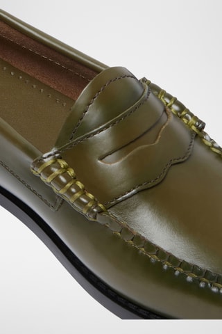 Leren Mocassins Penny - Groen