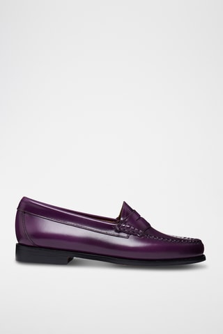 Leren Mocassins Penny - Paars