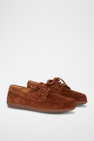 Nubuck Mocassins 4-Eye - Bruin
