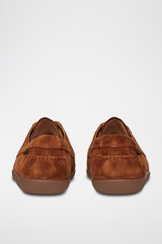 Nubuck Mocassins 4-Eye - Bruin