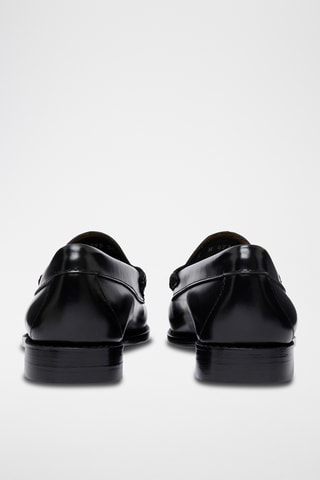 Leren Mocassins Penny - Zwart
