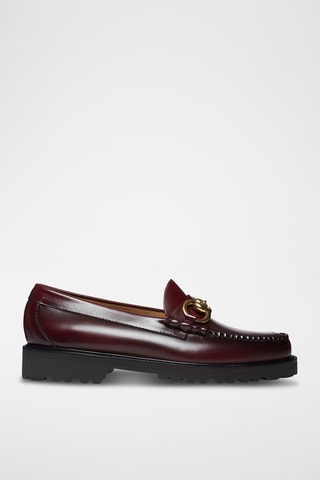 Leren Mocassins Lincoln - Bordeauxrood