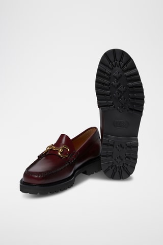 Leren Mocassins Lincoln - Bordeauxrood