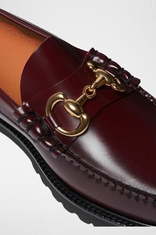 Leren Mocassins Lincoln - Bordeauxrood