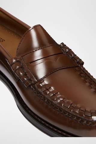 Leren Mocassins Larson - Bruin