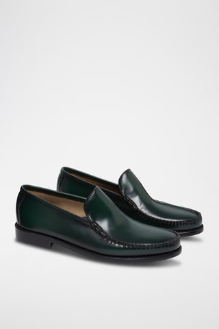 Leren Mocassins Cobra - Groen