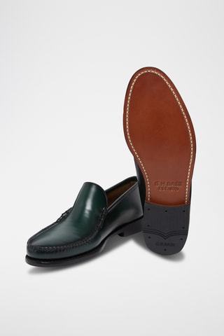 Leren Mocassins Cobra - Groen