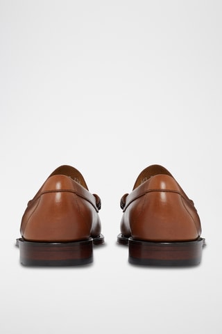 Leren Mocassins Larson - Bruin