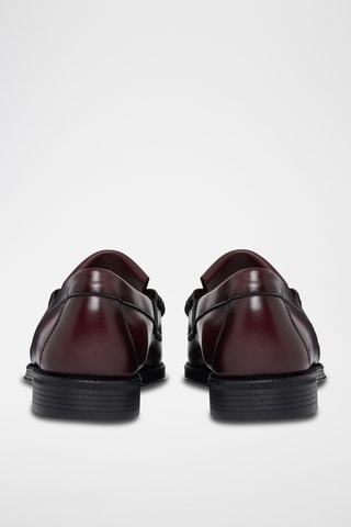 Leren Mocassins Layton - Bordeauxrood