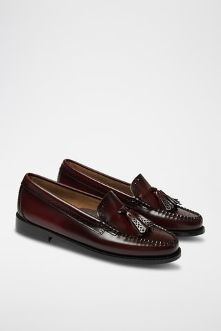 Leren Mocassins Estelle - Bordeauxrood