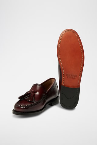 Leren Mocassins Estelle - Bordeauxrood