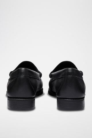 Leren Mocassins Penny - Zwart