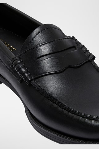 Leren Mocassins Penny - Zwart