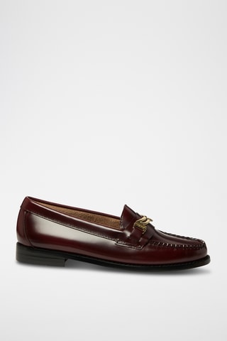 Leren Mocassins Keeper - Bordeauxrood