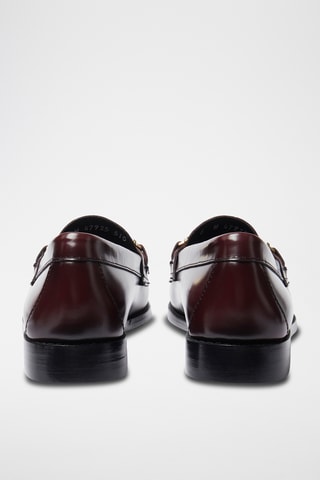 Leren Mocassins Keeper - Bordeauxrood