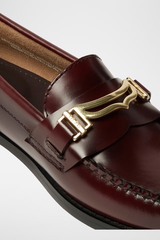 Leren Mocassins Keeper - Bordeauxrood