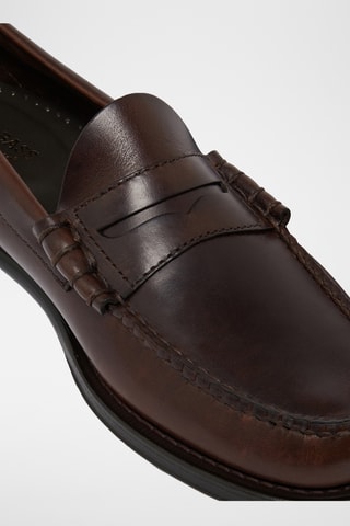 Leren Mocassins Larson - Bruin