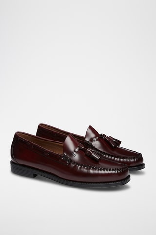 Leren Mocassins Larkin - Bordeauxrood