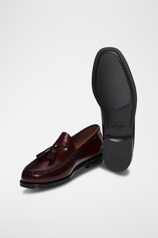 Leren Mocassins Larkin - Bordeauxrood