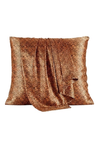 Taie d'oreiller en soie Silence de soie - Marron - 63 x 63 cm