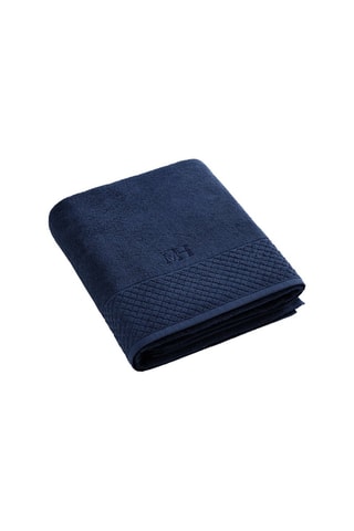 Drap de bain Eden - Bleu foncé - 100 x 150 cm