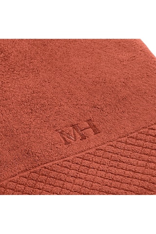 Telo bagno Eden - Terracotta - 100 x 150 cm