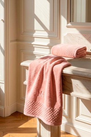 Ensemble serviette et gant de toilette Eden - Rose