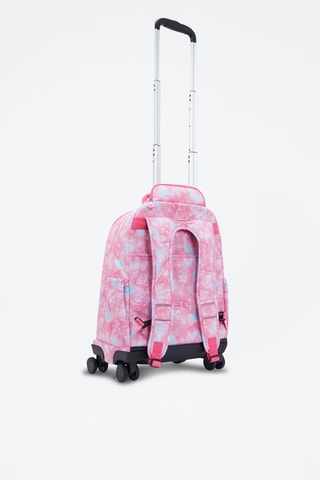 Rugtas met Wieltjes New Zea - fuchsia en ecru