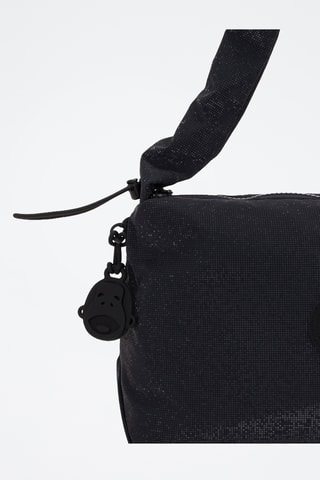 Sac porté épaule Eleni - Noir chiné