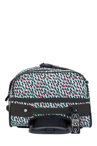 Handbagagetrolley Aviana (S) - Turquoise en Zwart - 54 cm