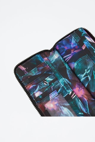 Portefeuille Money World - Zwart en Turquoise
