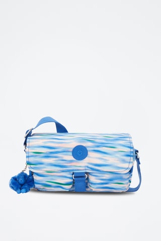 Schoudertas Tie and Dye - Blauw en Wit