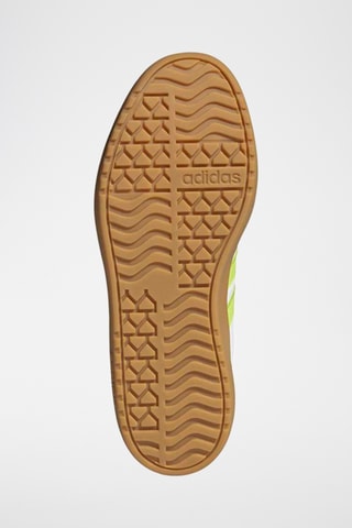 Zapatillas de piel con plataforma Court - Blanco
