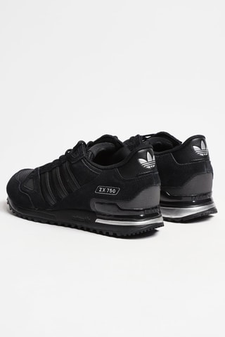 Zapatillas de piel - Negro